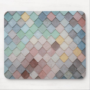 Multicolored Tiles Mouse Pad