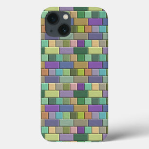 Multicolored Tiles Pattern iPhone 13 Case