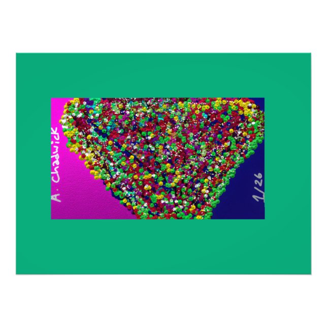 Multicolored Tree Between Worlds Photo Print (Front)