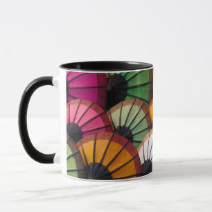 Multicolored umbrellas: Luang Prabang Market Mug