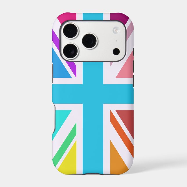 Multicolored Union Jack/Flag Design (Back)