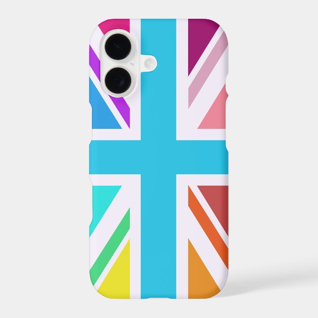 Multicolored Union Jack/Flag Design (Back)