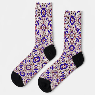 Multicolored Vibrant Pattern Socks