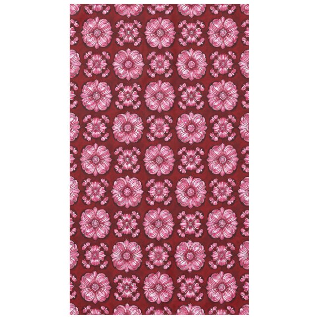 Multicolored Vibrant Pattern Tablecloth (Front)