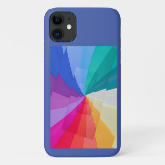 multicolored vortex on iPhone / iPad case