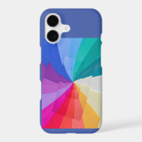 multicolored vortex on iPhone / iPad case