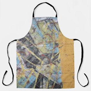 Multicolored wall painting apron