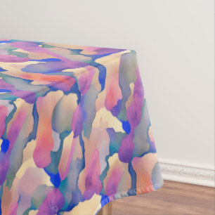 Multicolored Watercolor Pattern - Tablecloth