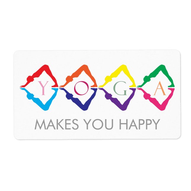 Multicolored YOGA girls (Front)