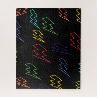Multicolored Zigzag Patterns         Jigsaw Puzzle