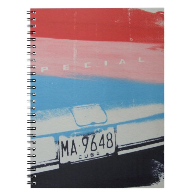 Multicolour fender notebook (Front)