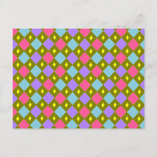 Multicolour Honeycomb Create your own Postcard