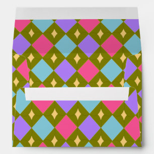 Multicolour Honeycomb Patterned Envelope