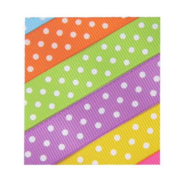 Multicolour Spotted Band Notepad (Front)