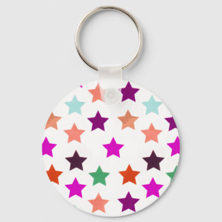 Multicolour Star Pattern Keychain