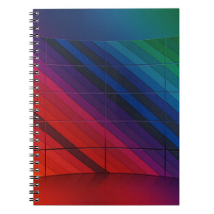 Multicolour Transition With Grid Notebook