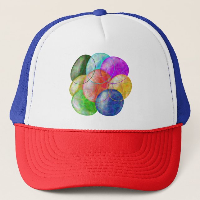 Multicolour  trucker hat (Front)