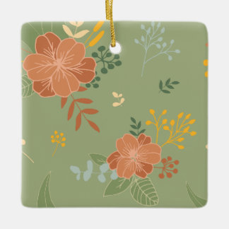 multicoloured ceramic ornament