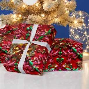 ~ Multicoloured Christmas Gifts ~ Wrapping Paper