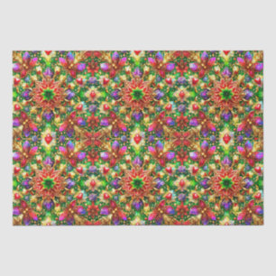 ~ Multicoloured Christmas Wrapping ~ Tissue Paper