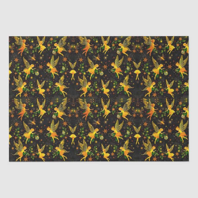 ~ Multicoloured Christmas Wrapping ~  Tissue Paper (Front)
