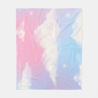 Multicoloured, cloudy blanket