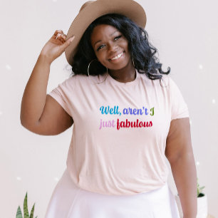 Multicoloured Cool Font and Sassy Saying Tri-Blend Shirt