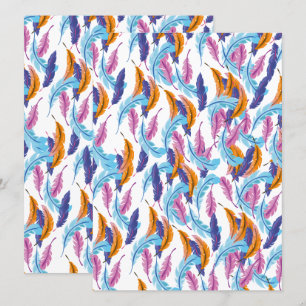 Multicoloured Feathers