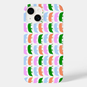 Multicoloured Hogs Pink Blue Green Orange Case-Mate iPhone 14 Case
