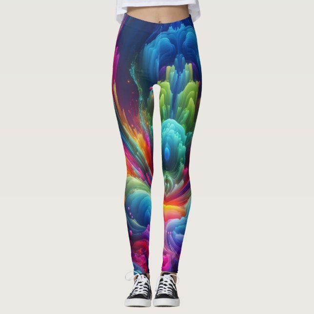Multicoloured leggings (Front)