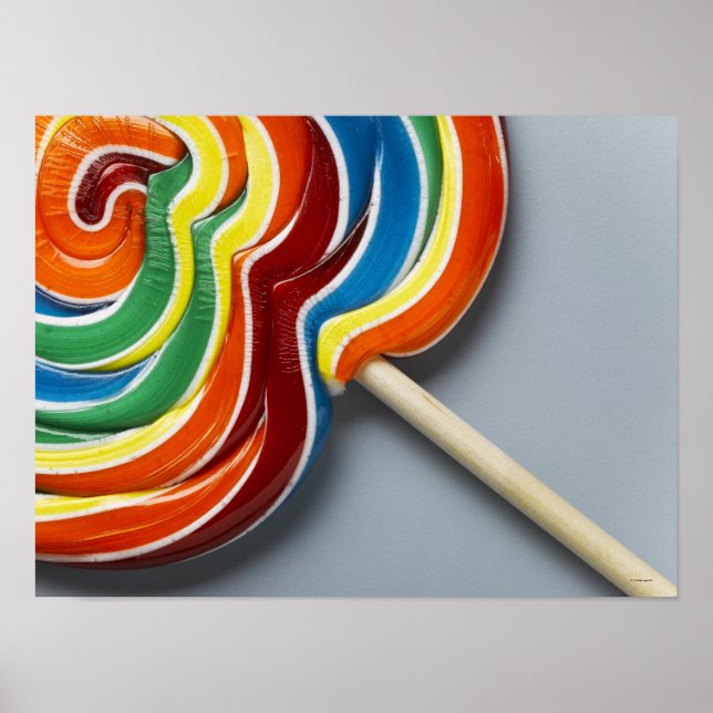 Multicoloured lollipop poster (Front)