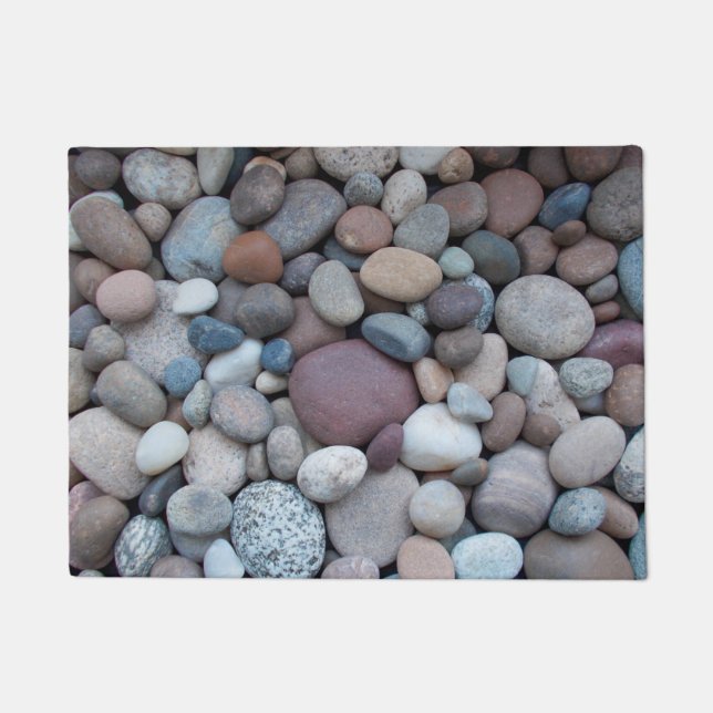 Multicoloured Pebbles Doormat (Front)