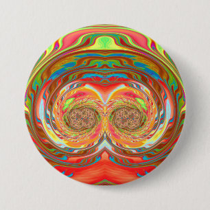 ~ Multicoloured Shades 7.5 Cm Round Badge