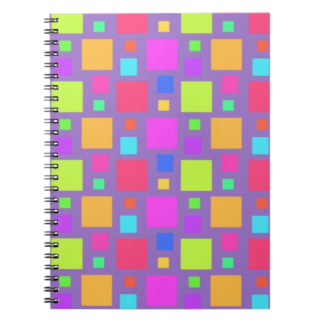Multicoloured Squares 2011 Notebook (Front)