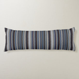 Multicoloured Wavy Pattern Body Cushion