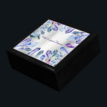 Multicolred Crystals Treasure Box<br><div class="desc">Store your treasures or give a treasure gift box to someone as a beautiful gift. 
 Choices of wood frames are now available.
Many designs for different occasions are available in my store.</div>
