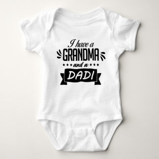 Multicultural baby bodysuit celebrates grandma