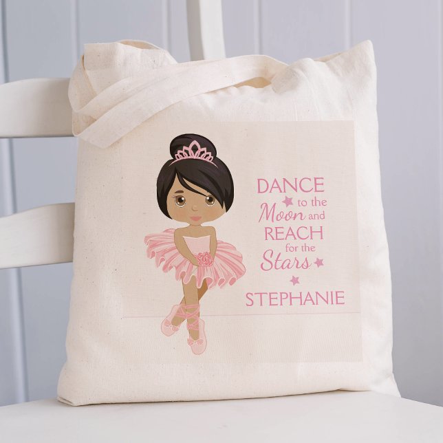 Multicultural Ballerina Tote Bag (Creator Uploaded)