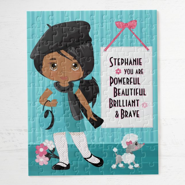 Multicultural Beautiful and Brave Girl Jigsaw Puzz Jigsaw Puzzle (Creator Uploaded)