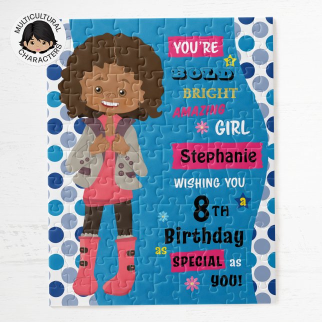 Multicultural Birthday Girl Jigsaw Puzzle (Creator Uploaded)