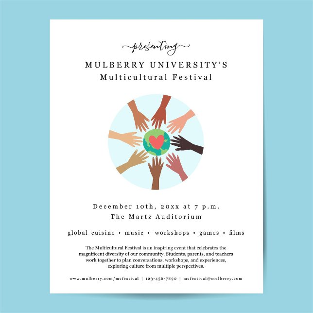 Multicultural Festival International Night Flyer (Creator Uploaded)