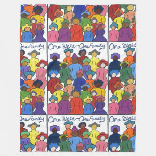 Multicultural, Interracial, Diversity Blanket
