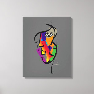 Multicultural Woman Canvas Print
