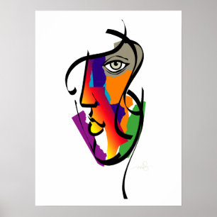 Multicultural Woman Poster