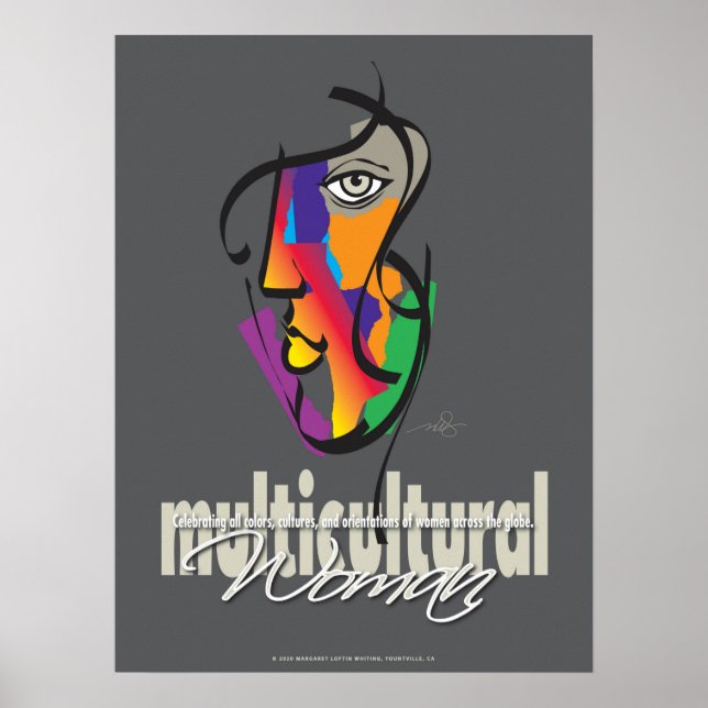 Multicultural Woman Poster (Front)
