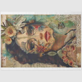 Multicultural Women of Beauty Series Decoupage #2 Tissue Paper