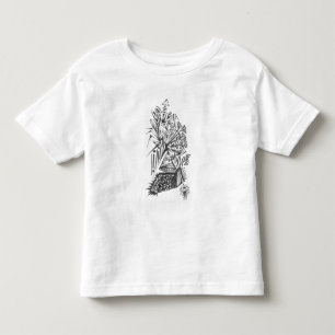 Multifaceted Black White Abstract Tribal Tattoo Toddler T-Shirt
