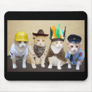 Multifaceted Bubba Mouse Pad