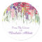 Multifloral Drop Bookplate With Name Customisation