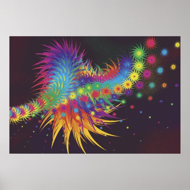 Multihued Static Field Poster (Front)